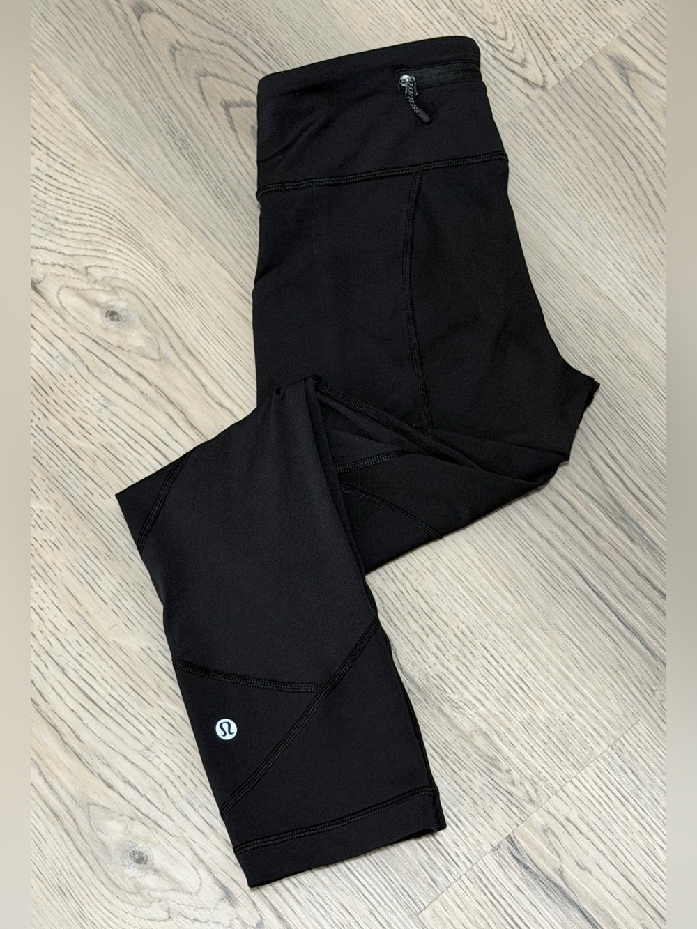NEW Lululemon Pace Rival High-Rise Crop Leggings In Black Size 4